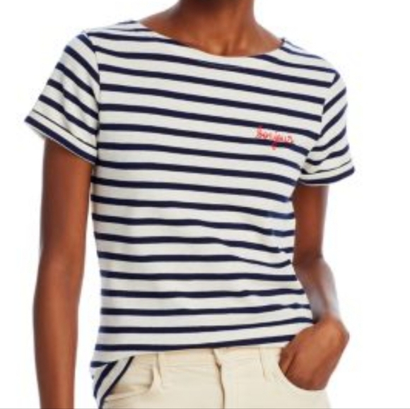 Maison Labiche La Colombier Striped #followme top Medium - Picture 1 of 10